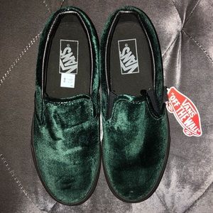 Limited edition velvet vans